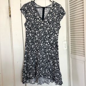 J. Crew Faux Wrap Floral Ruffle Mini Dress Size 4